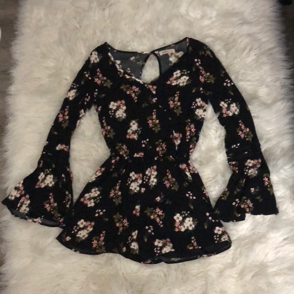 Hollister floral romper